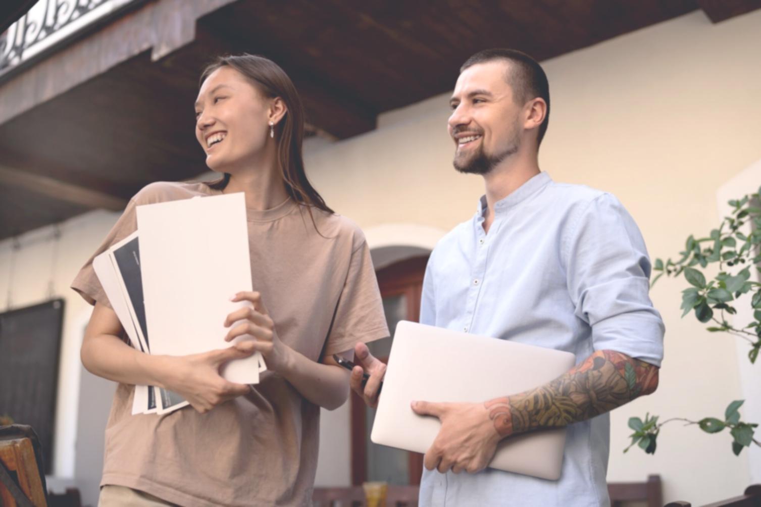 Professional working on financial research and industry analysis